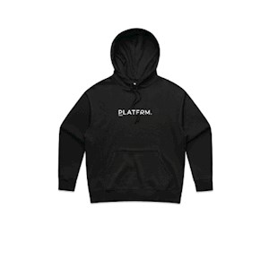 Platfrm Black Heavy Hoodie