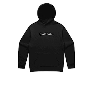 Platfrm Black Relaxed Hoodie