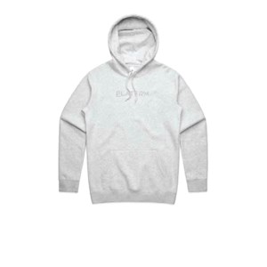 Platfrm Stencil White Marle Tonal Hoodie