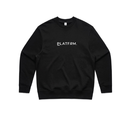 Platfrm Black Heavy Crew 