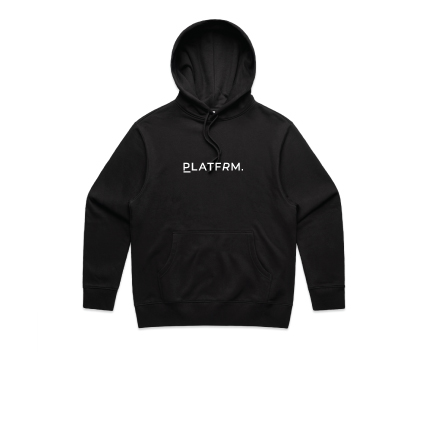 Platfrm Black Heavy Hoodie