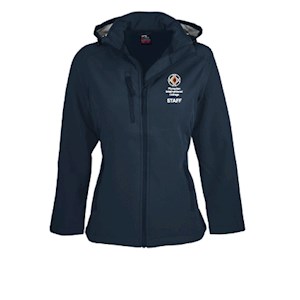 Plympton International College Softshell Jacket- Black
