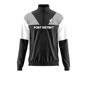 PDFC Vintage Parachute Qtr Zip Jacket