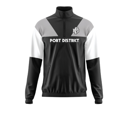 PDFC Vintage Parachute Qtr Zip Jacket