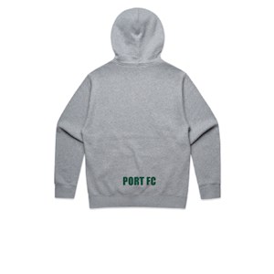 Port FC Club Print Hoodie - Grey Marle