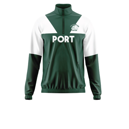 Port FC Vintage Parachute Qtr Zip Jacket