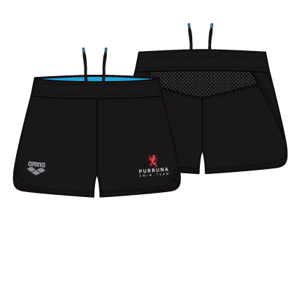 Purruna Swim Team Panel Shorts - Womens
