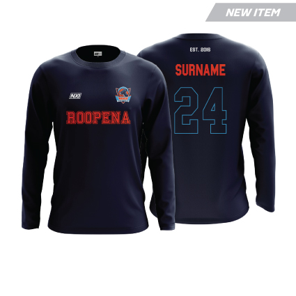 Roopena Basketball Long Sleeve Warm Up Tee