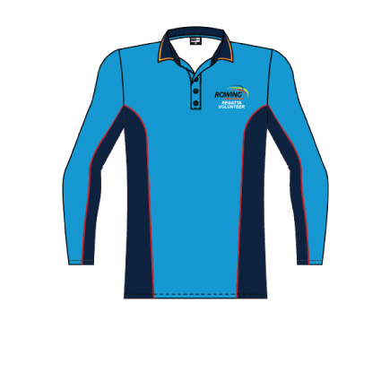 Rowing SA Regatta Volunteer Long Sleeve Polo
