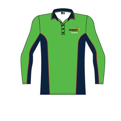Rowing SA Trainee Long Sleeve Polo
