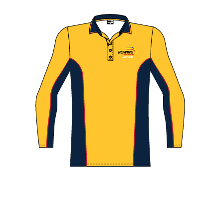 Rowing SA Umpire Long Sleeve Polo