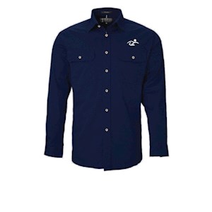 RBS Mens Open Front Cotton Drill Shirt