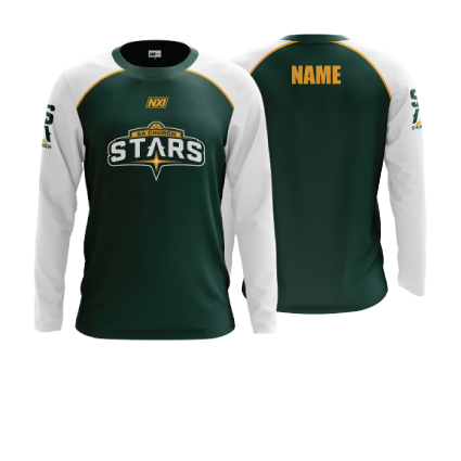 SA Church Stars BC Warm Up T-Shirt - LS Bottle Green