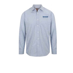 Seaview HS Staff LS Gingham Shirt
