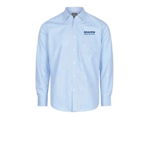 Seaview HS Staff LS Gingham Shirt