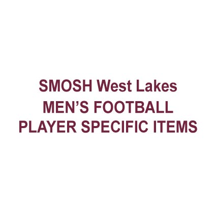 MENS FOOTBALL PLAYER SPECIFIC ITEMS