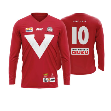 South Augusta FC Long Sleeve Guernsey