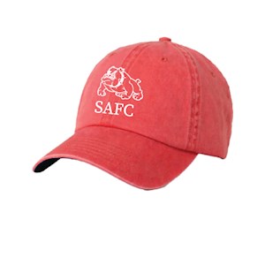 South Augusta FC Cap- Washed Red