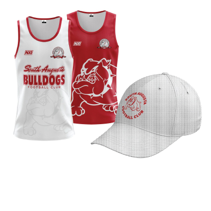 SAFC Reversible Training Singlet &amp; Mesh Cap Bundle