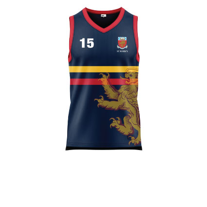 St Marks College Basketball Jersey