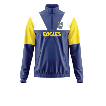 Stirling Cricket Club Vintage Parachute Qtr Zip  Jacket