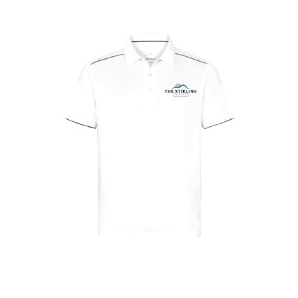 Stirling Golf Club Men's Bond Polo - White