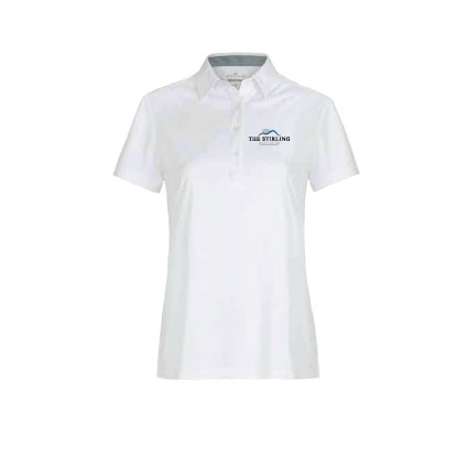Stirling Golf Club Womens Duke Polo - White