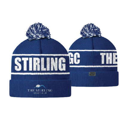 Stirling Golf Club Custom Knit Beanie