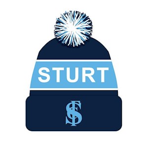 Sturt FC Bold Stripe Pom Beanie