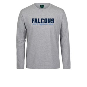 Sturt Softball LS Print Tee - Grey Marle