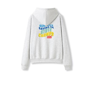 SLSSA State Champs Hoodie - White Marle