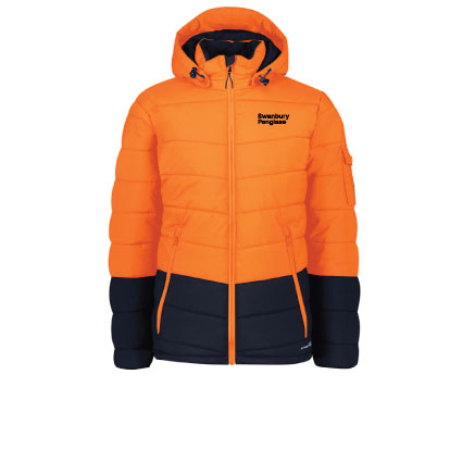 Swanbury Penglase Hi-Vis Puffer Jacket