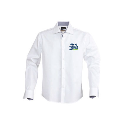 Thomas Cappo Seafoods Mens Baltimore Shirt - White
