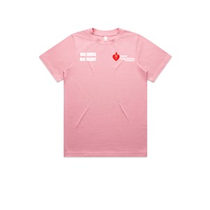 Top To Bottom Heavy Pink Tee - Womans