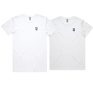 TP Run Club Embroidered Tee - White/Navy