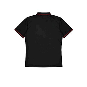 Unity Roofing Cottesloe Polo - Black/Red