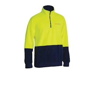 Urban Services Hi Vis Fleece 1/4 Zip Pullover (full Hi-Vis)