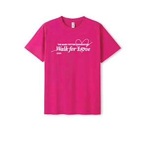 Walk for Love Pink Top- Adults