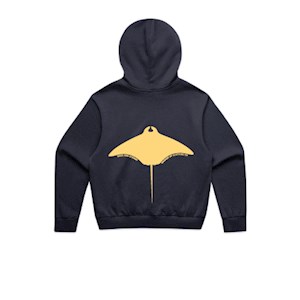 Washed Up Clothing Ink Blue Hoodie