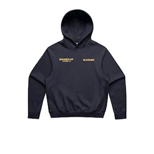 Washed Up Clothing Ink Blue Hoodie