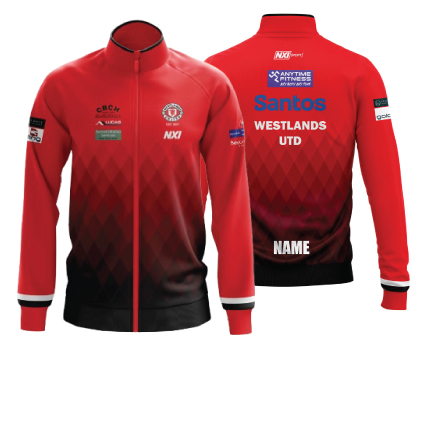 Westlands United Soccer Club Track Jacket - Red