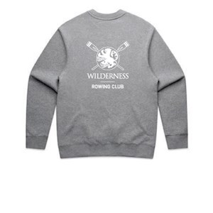 Wilderness Rowing Supporters Crew Jumper - Grey Marle