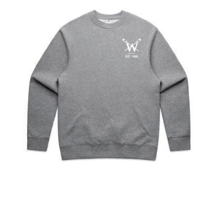 Wilderness Rowing Supporters Crew Jumper - Grey Marle