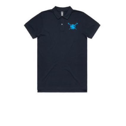 Wilderness Rowing Supporters Mens Polo - Navy