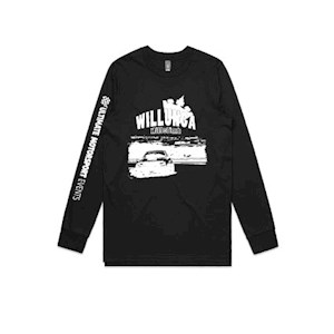 Willunga Hill Climb LS T-Shirt - Black