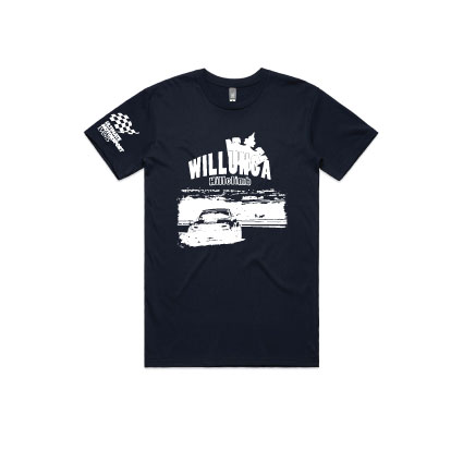 Willunga Hill Climb SS T-Shirt - Navy